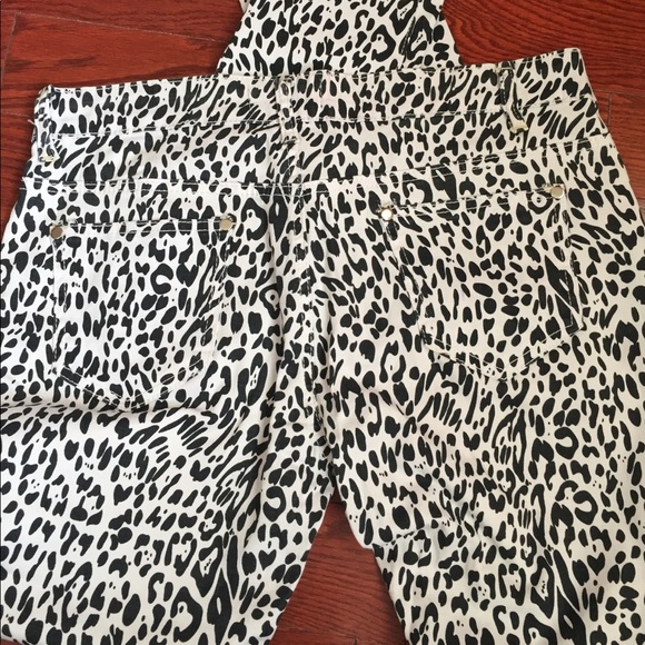 NWOT Leaopard Print Skinny Pants - Picture 5 of 7